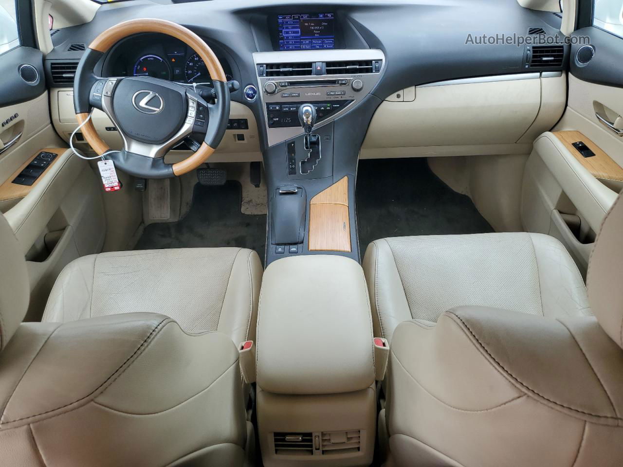 2015 Lexus Rx 450h Белый vin: 2T2BC1BA8FC004450