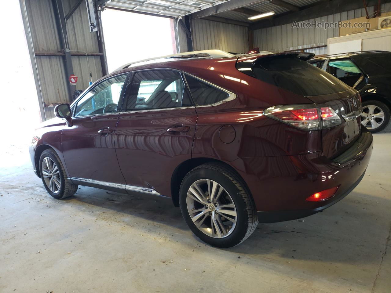 2015 Lexus Rx 450h Maroon vin: 2T2BC1BA8FC004965