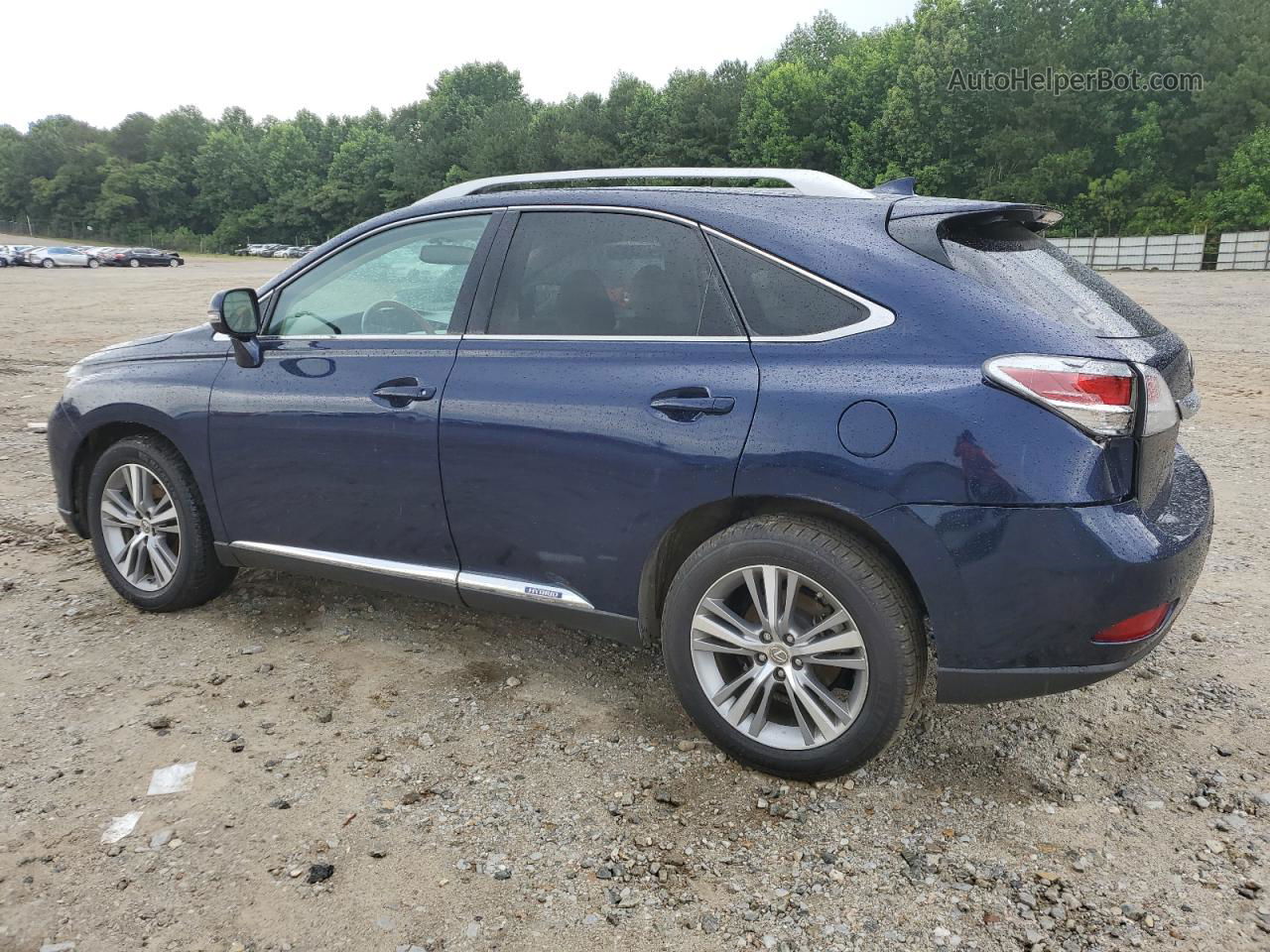 2015 Lexus Rx 450h Blue vin: 2T2BC1BAXFC009083