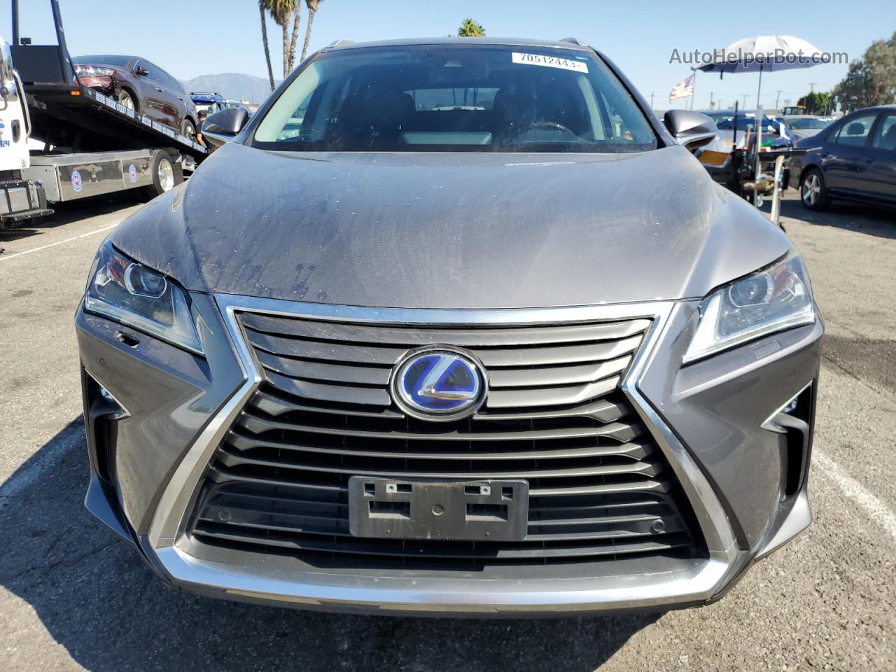 2016 Lexus Rx 450h Base Gray vin: 2T2BGMCA0GC005324