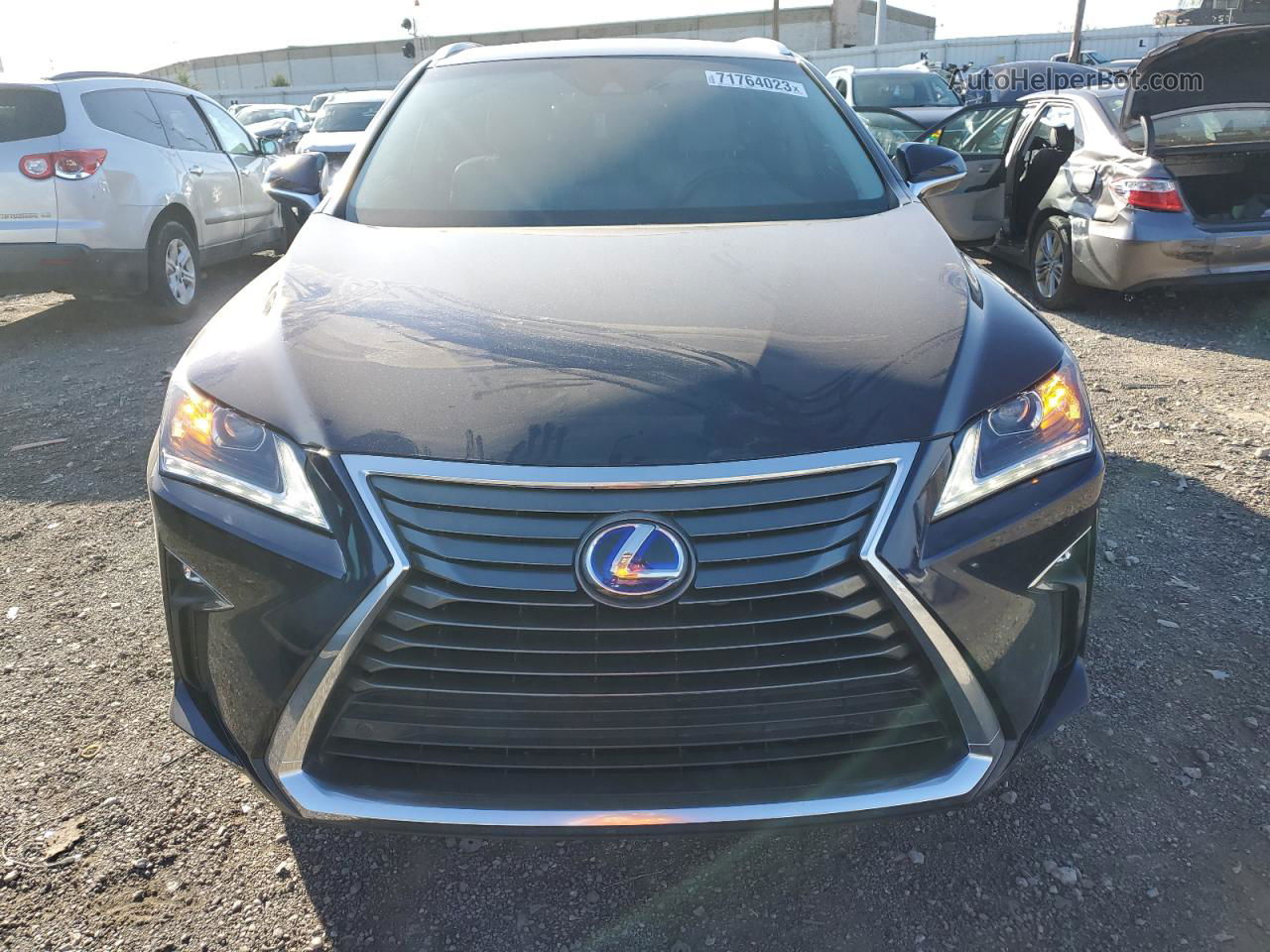 2016 Lexus Rx 450h Base Blue vin: 2T2BGMCA0GC006666