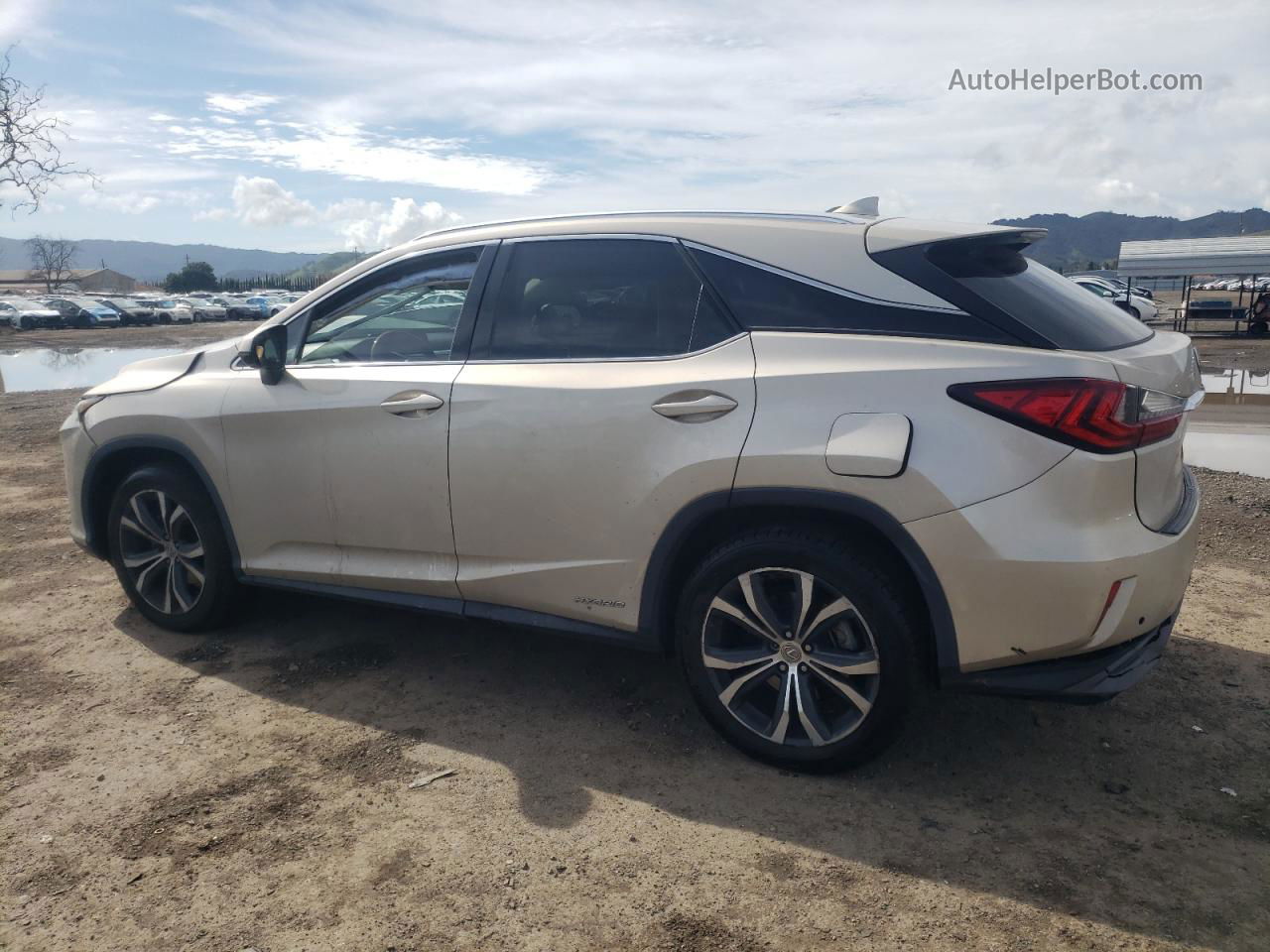 2016 Lexus Rx 450h Base Beige vin: 2T2BGMCA2GC003476