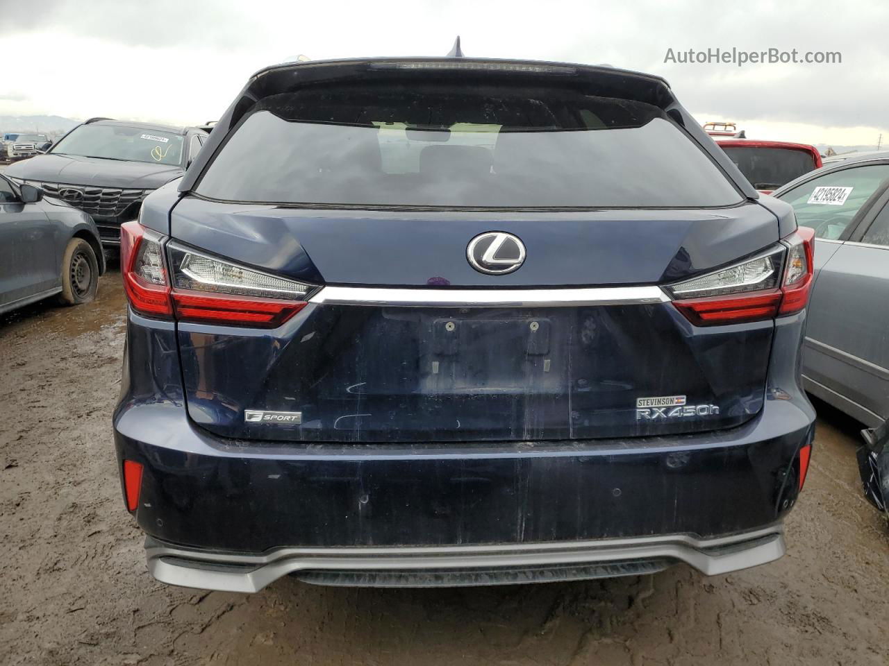 2016 Lexus Rx 450h Base Черный vin: 2T2BGMCA4GC004127