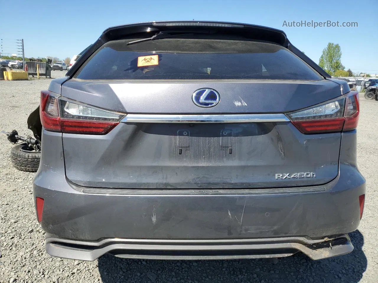 2016 Lexus Rx 450h Base Silver vin: 2T2BGMCA4GC004788