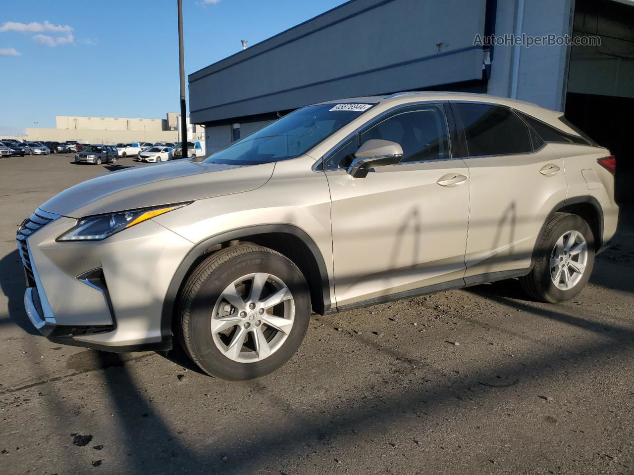 2016 Lexus Rx 450h Base Золотой vin: 2T2BGMCA5GC003827