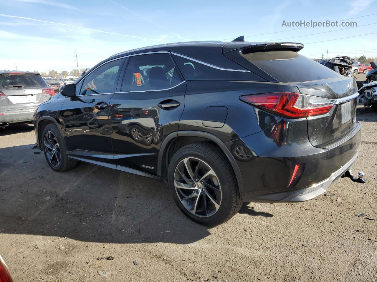 2016 Lexus Rx 450h Base Charcoal vin: 2T2BGMCA5GC003889