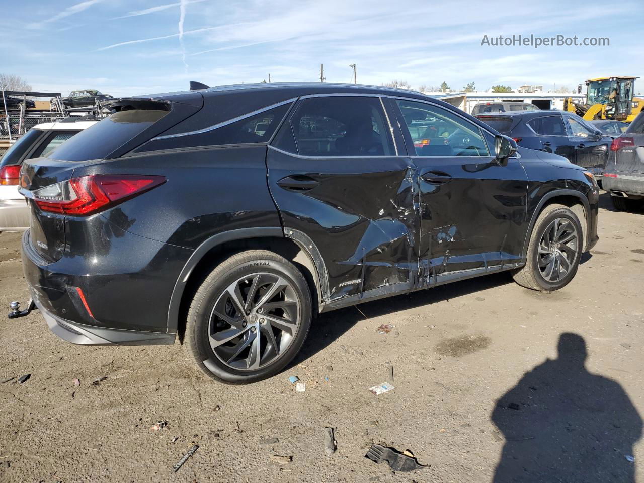 2016 Lexus Rx 450h Base Charcoal vin: 2T2BGMCA5GC003889