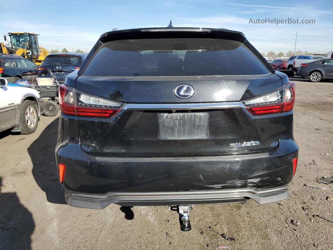 2016 Lexus Rx 450h Base Charcoal vin: 2T2BGMCA5GC003889