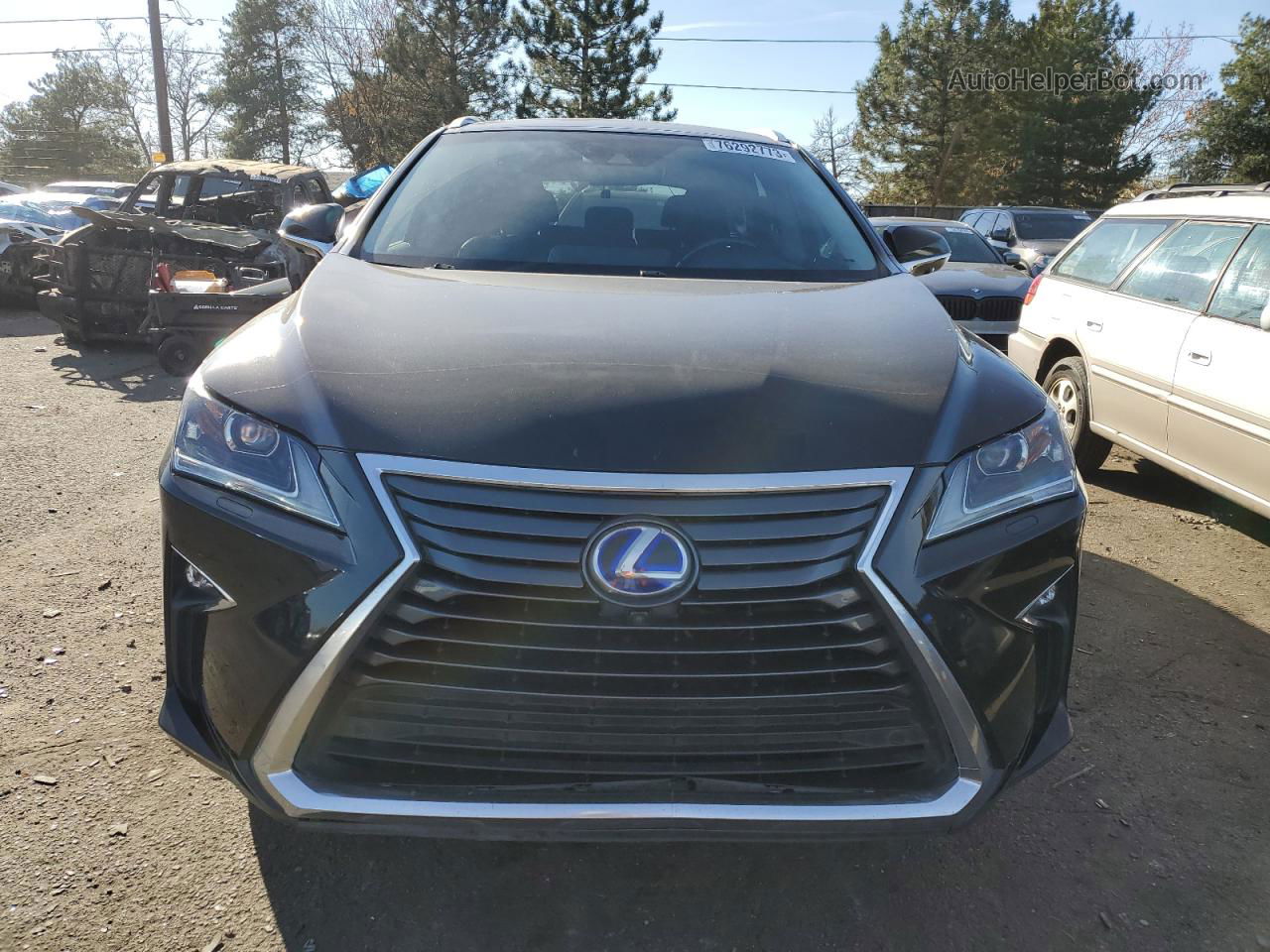 2016 Lexus Rx 450h Base Charcoal vin: 2T2BGMCA5GC003889