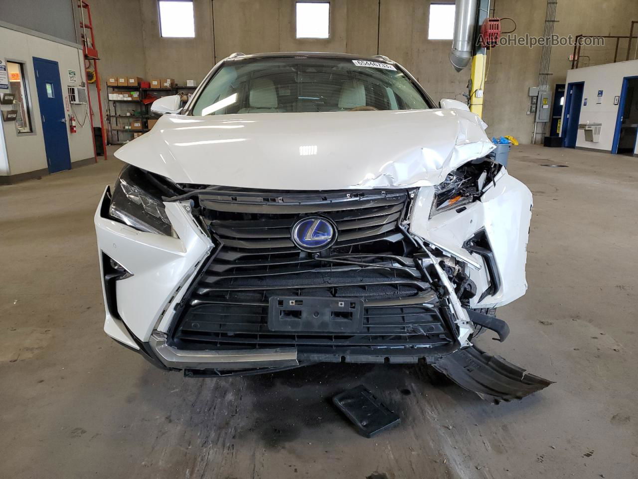 2016 Lexus Rx 450h Base Белый vin: 2T2BGMCA9GC002454