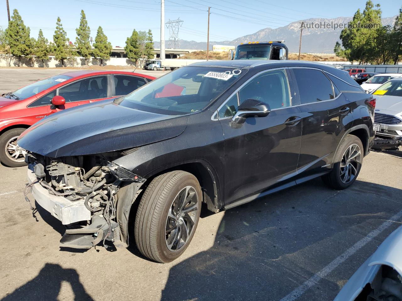 2016 Lexus Rx 450h Base Black vin: 2T2BGMCA9GC004933