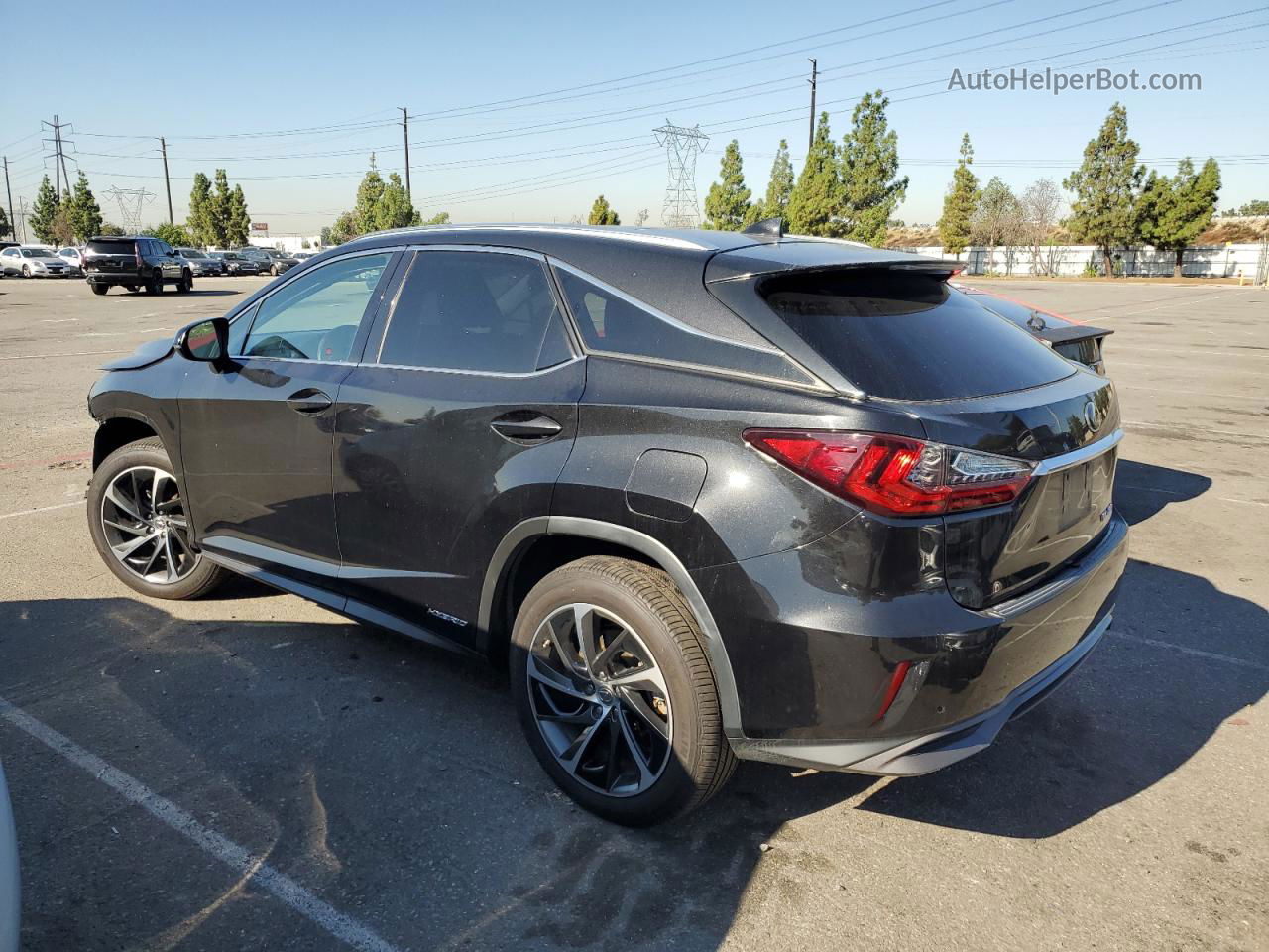 2016 Lexus Rx 450h Base Black vin: 2T2BGMCA9GC004933