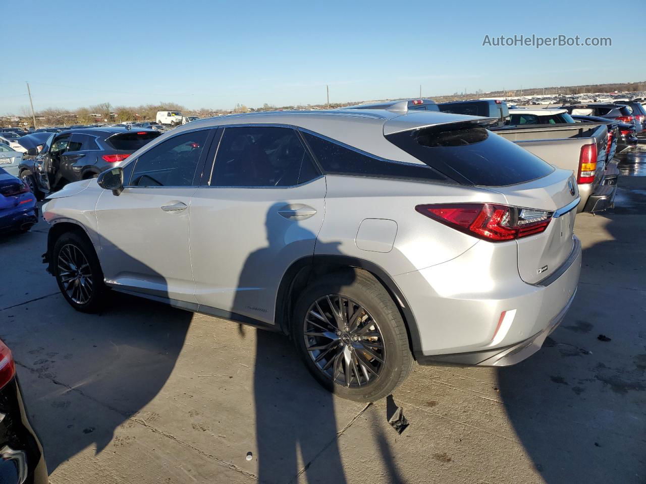 2016 Lexus Rx 450h Base Silver vin: 2T2BGMCAXGC004679