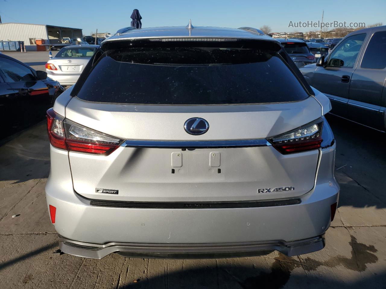 2016 Lexus Rx 450h Base Silver vin: 2T2BGMCAXGC004679