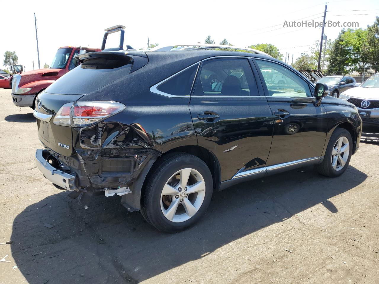 2013 Lexus Rx 350 Base Black vin: 2T2BK1BA0DC166153