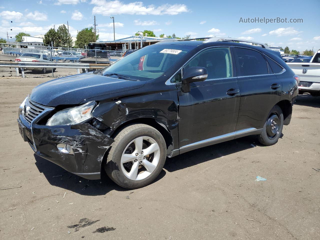 2013 Lexus Rx 350 Base Black vin: 2T2BK1BA0DC166153