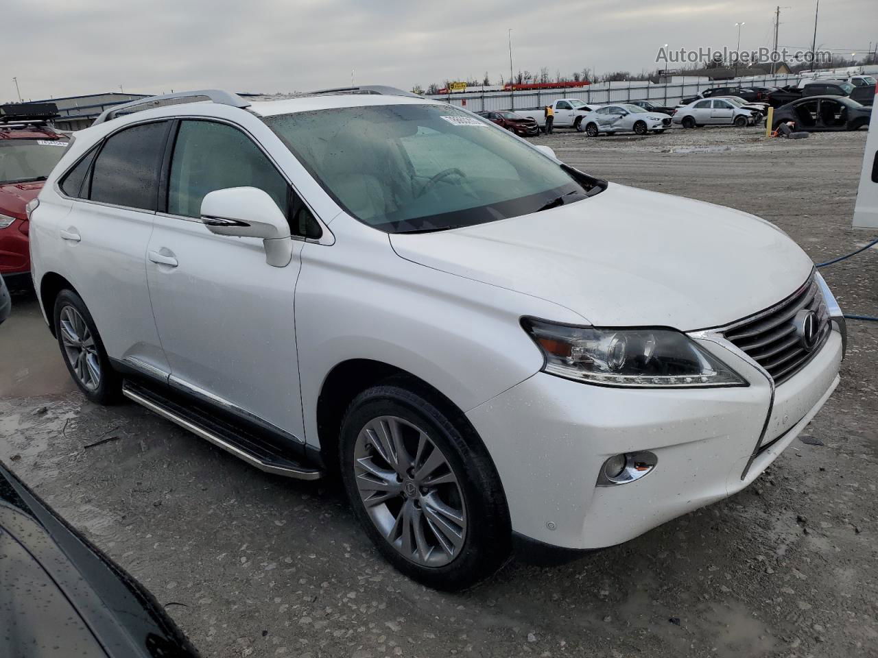 2013 Lexus Rx 350 Base White vin: 2T2BK1BA0DC169845