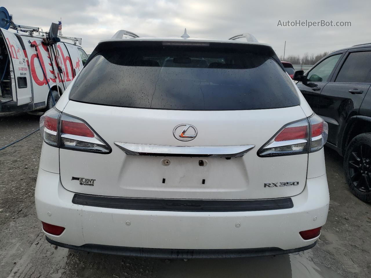 2013 Lexus Rx 350 Base White vin: 2T2BK1BA0DC169845