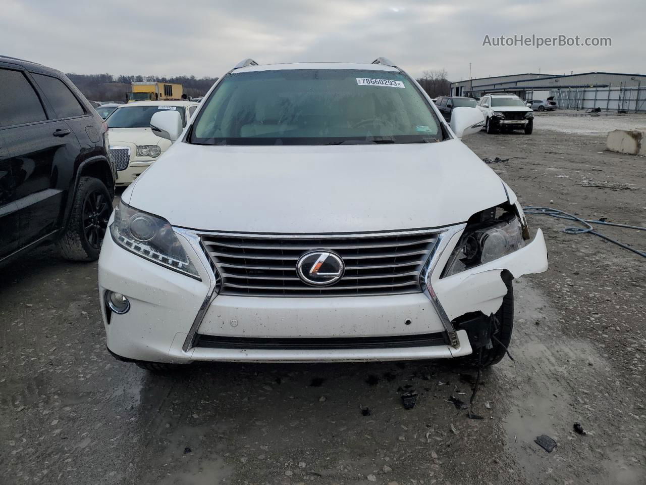 2013 Lexus Rx 350 Base White vin: 2T2BK1BA0DC169845