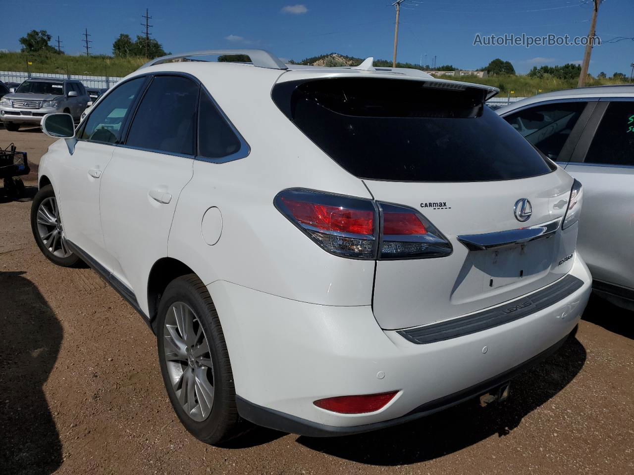 2013 Lexus Rx 350 Base White vin: 2T2BK1BA0DC178299