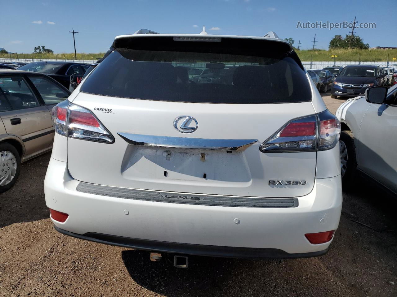 2013 Lexus Rx 350 Base White vin: 2T2BK1BA0DC178299