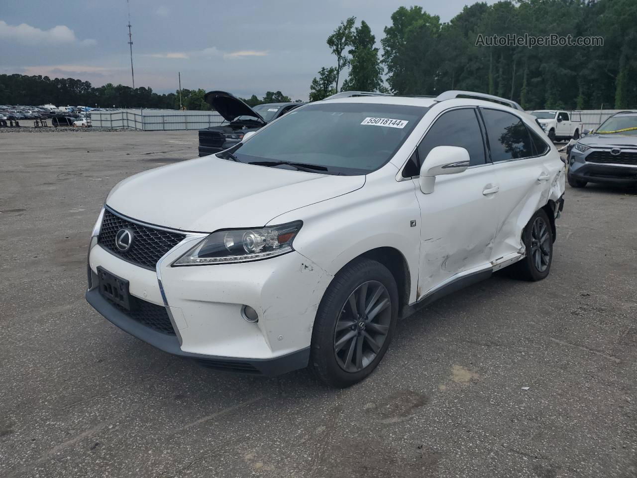 2013 Lexus Rx 350 Base White vin: 2T2BK1BA0DC179646