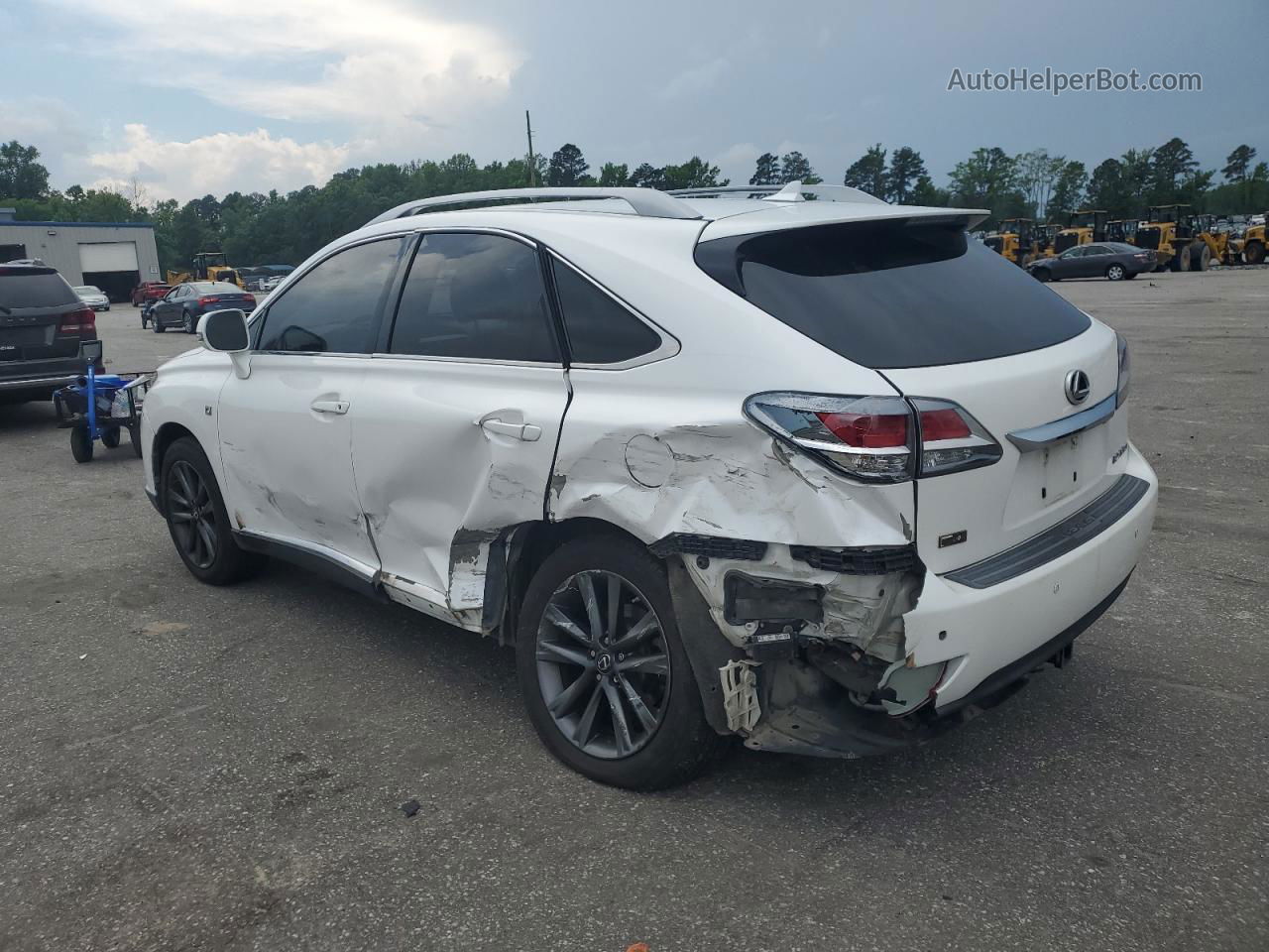 2013 Lexus Rx 350 Base White vin: 2T2BK1BA0DC179646