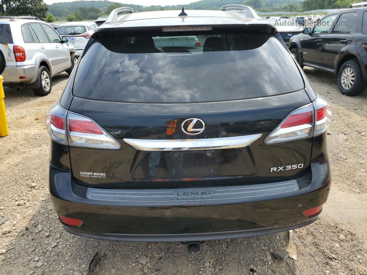 2013 Lexus Rx 350 Base Black vin: 2T2BK1BA0DC185513