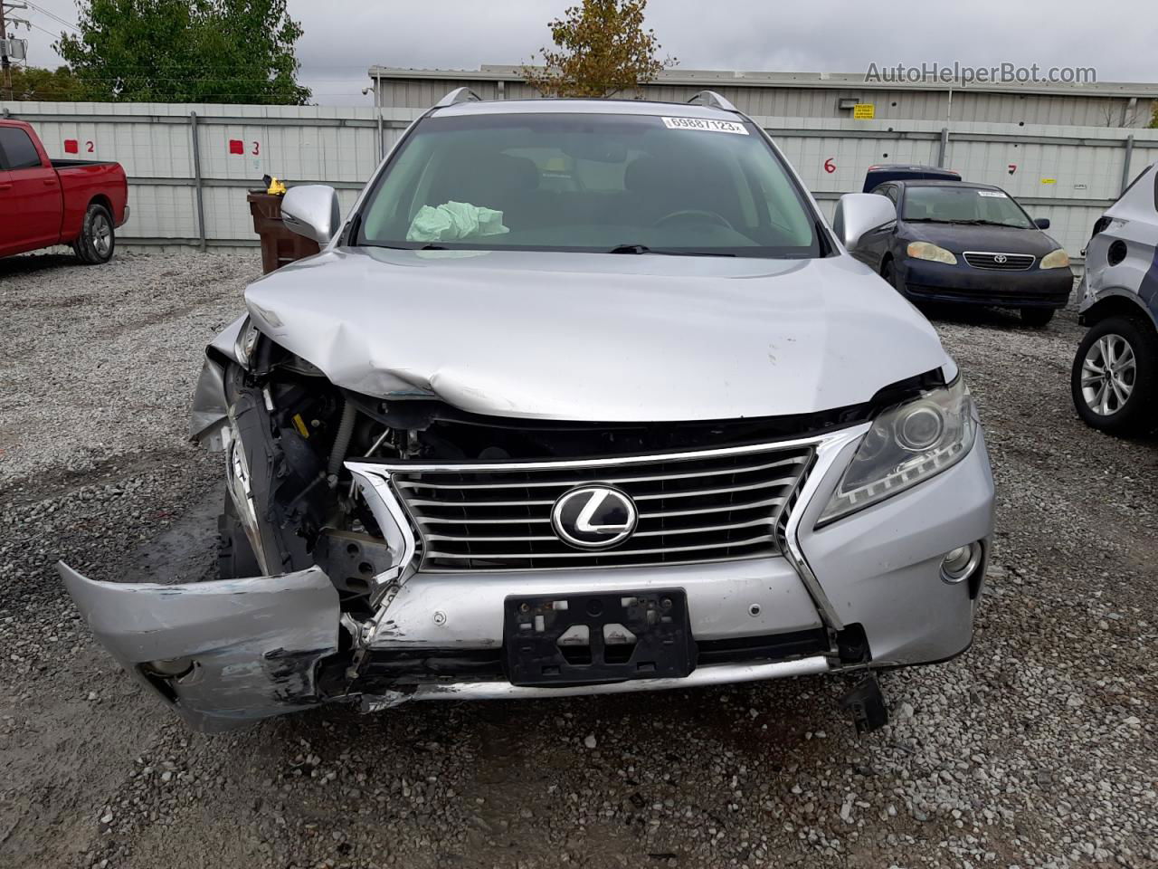 2013 Lexus Rx 350 Base Silver vin: 2T2BK1BA0DC187312