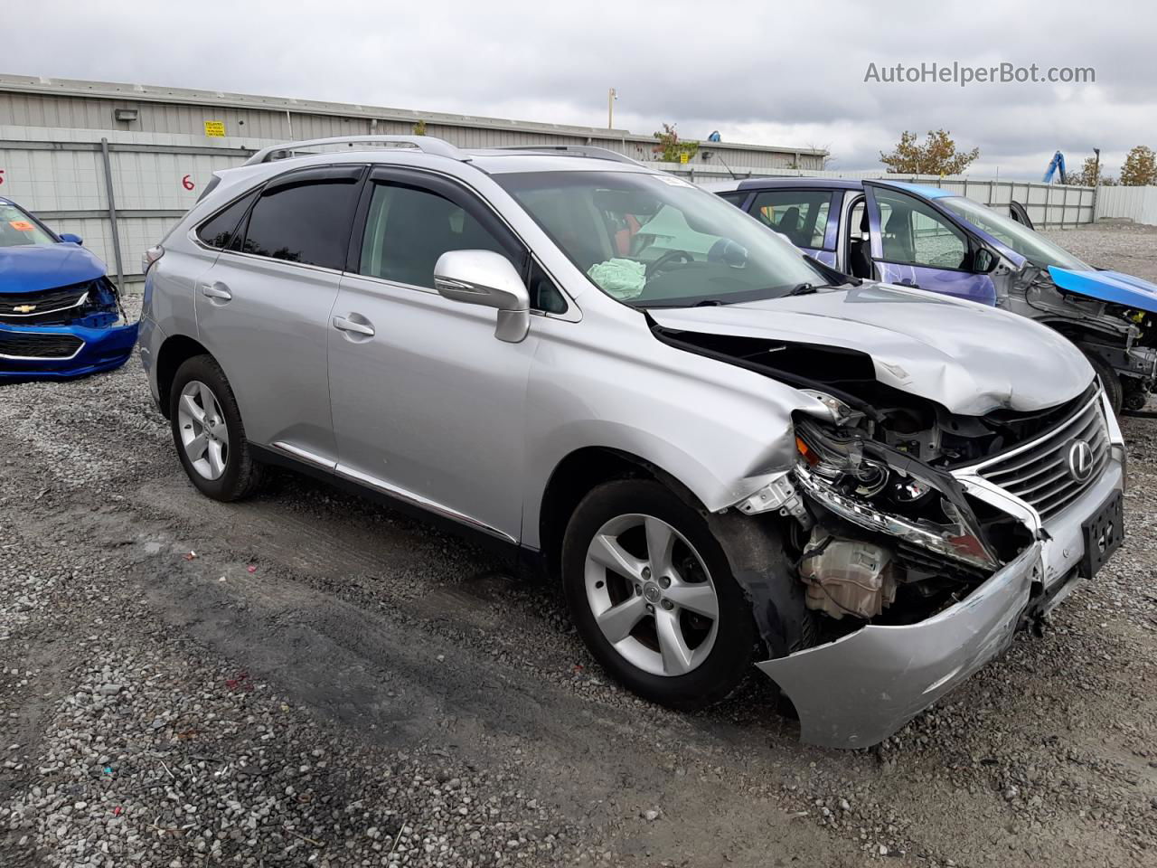 2013 Lexus Rx 350 Base Silver vin: 2T2BK1BA0DC187312