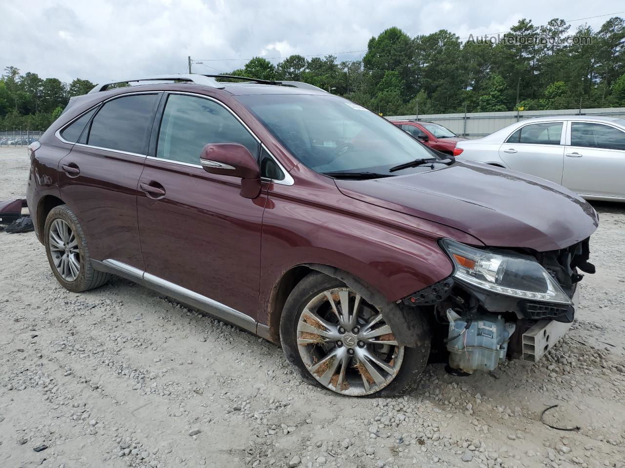 2013 Lexus Rx 350 Base Burgundy vin: 2T2BK1BA0DC190842