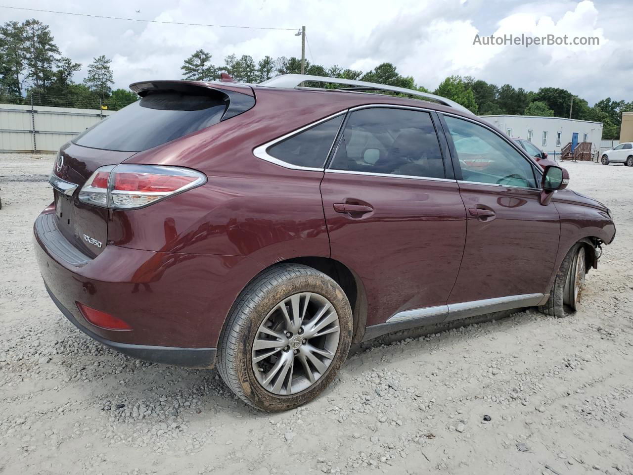 2013 Lexus Rx 350 Base Бордовый vin: 2T2BK1BA0DC190842