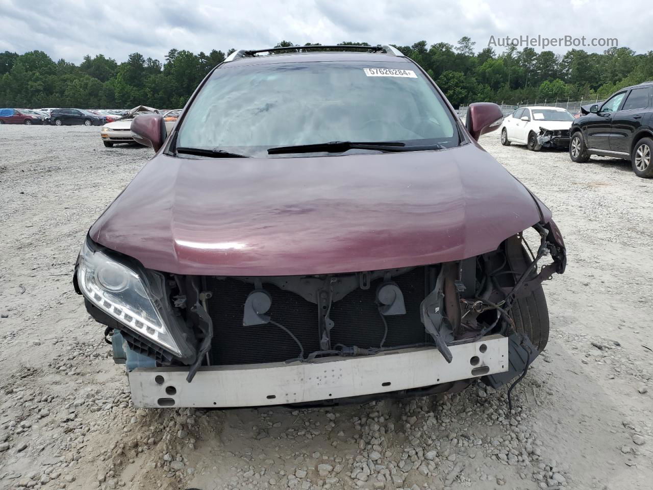 2013 Lexus Rx 350 Base Burgundy vin: 2T2BK1BA0DC190842