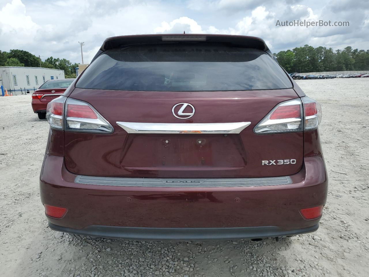 2013 Lexus Rx 350 Base Burgundy vin: 2T2BK1BA0DC190842