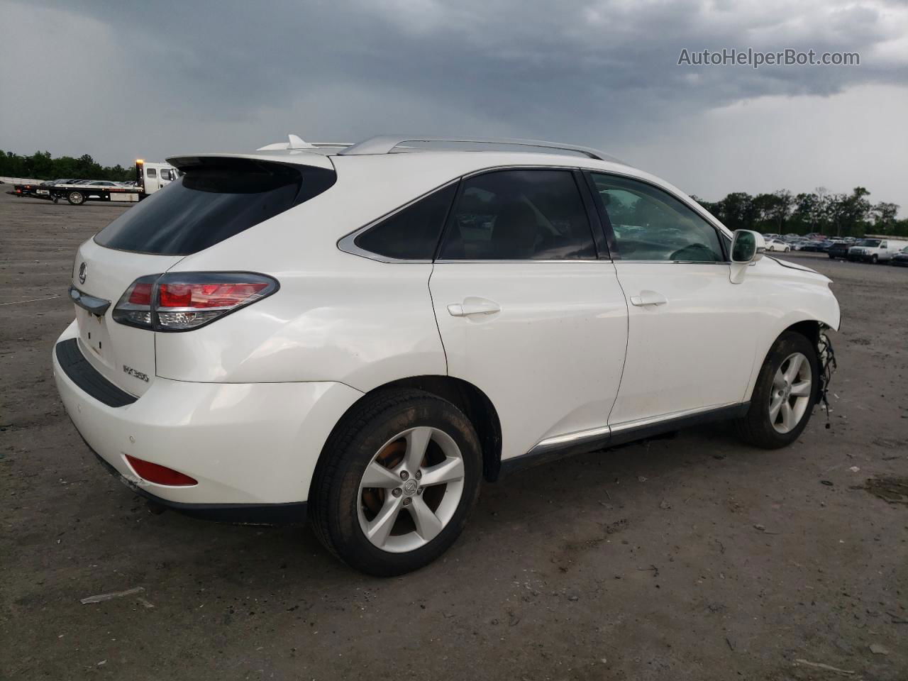 2013 Lexus Rx 350 Base White vin: 2T2BK1BA0DC193692