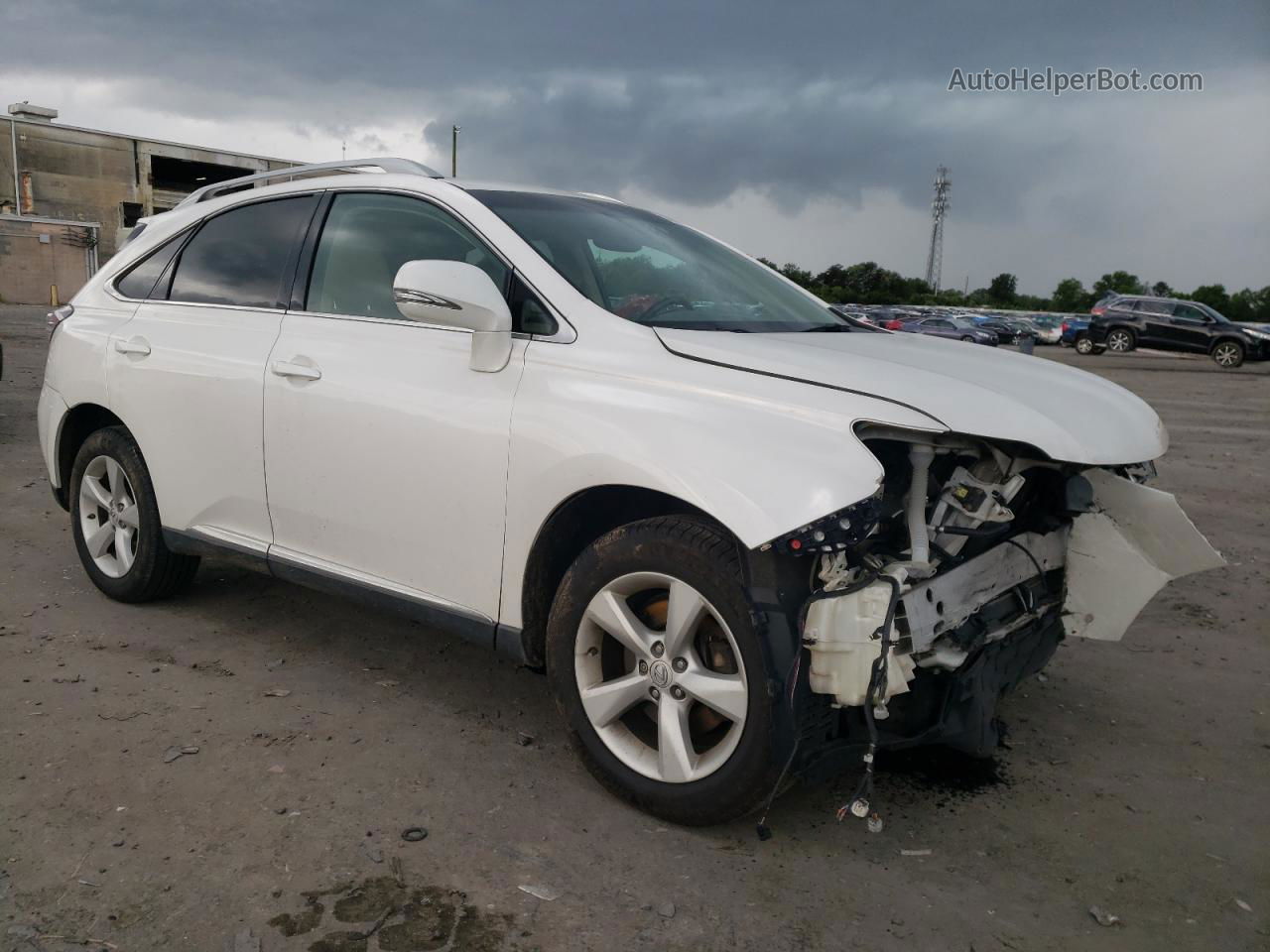 2013 Lexus Rx 350 Base White vin: 2T2BK1BA0DC193692