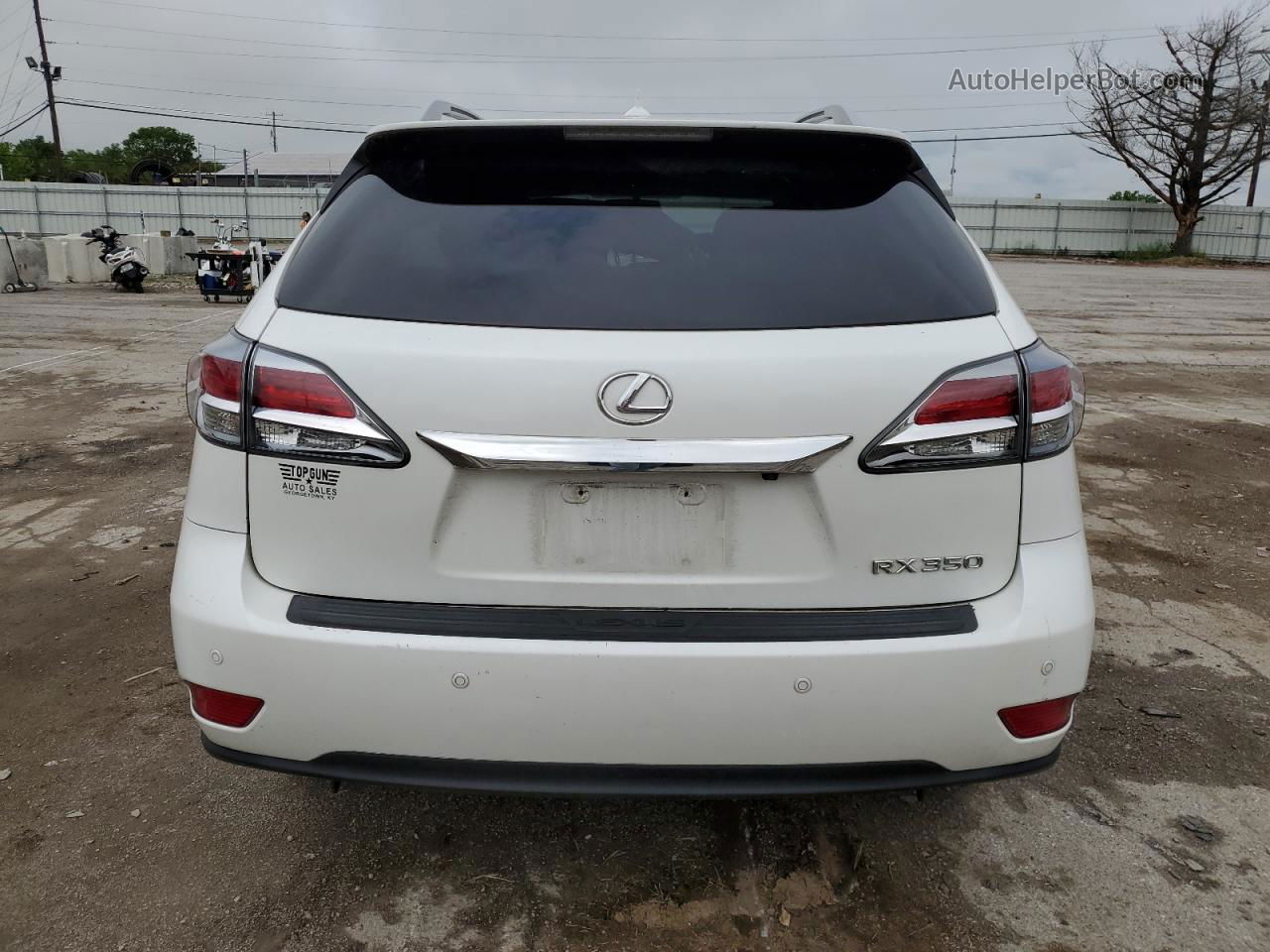 2013 Lexus Rx 350 Base White vin: 2T2BK1BA0DC198326