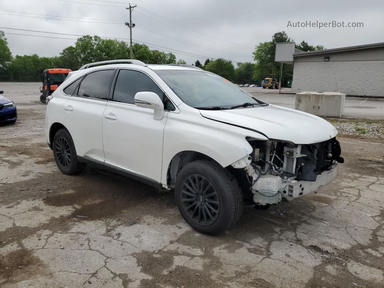 2013 Lexus Rx 350 Base White vin: 2T2BK1BA0DC198326