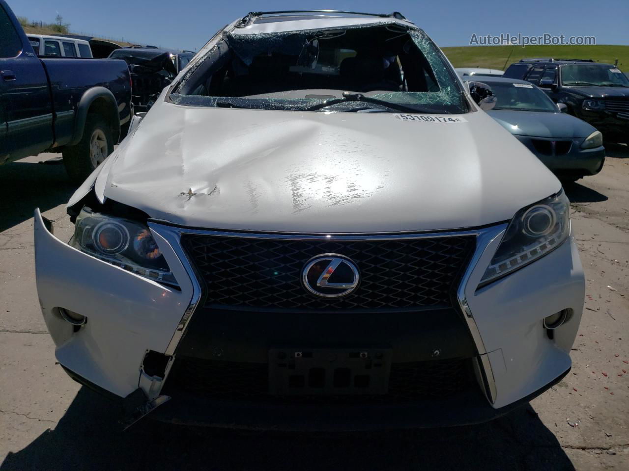 2013 Lexus Rx 350 Base White vin: 2T2BK1BA0DC199167