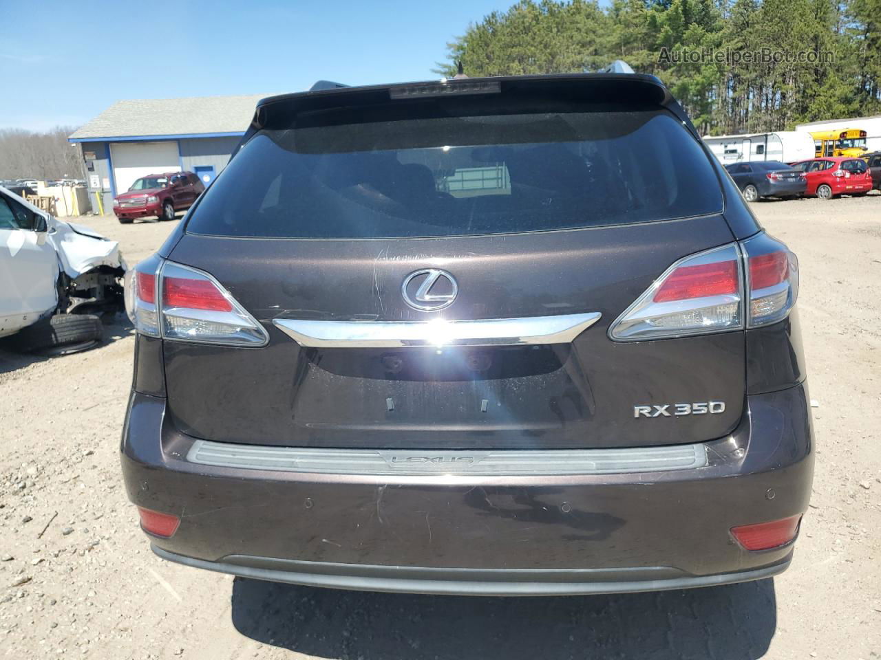 2013 Lexus Rx 350 Base Brown vin: 2T2BK1BA0DC215044