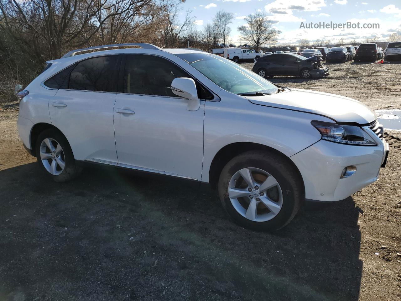 2013 Lexus Rx 350 Base White vin: 2T2BK1BA0DC218350