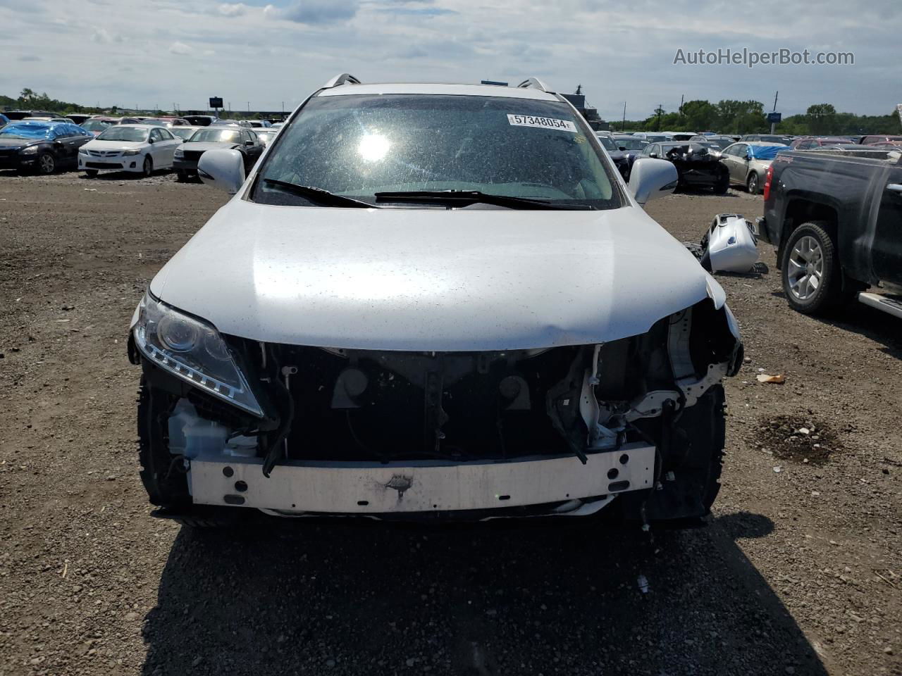 2013 Lexus Rx 350 Base White vin: 2T2BK1BA0DC221183