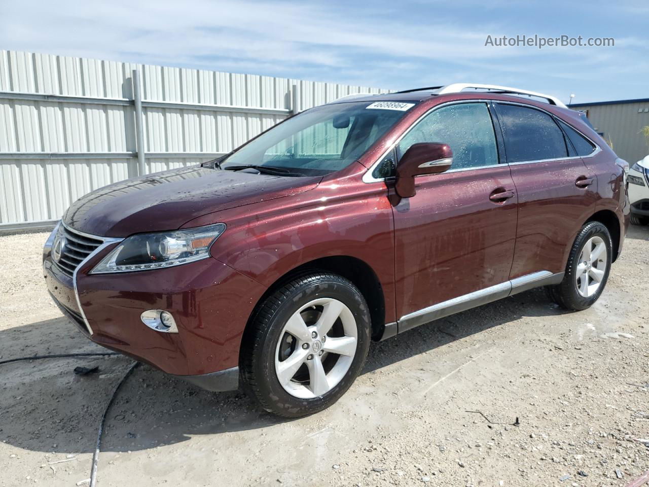 2015 Lexus Rx 350 Base Burgundy vin: 2T2BK1BA0FC272993