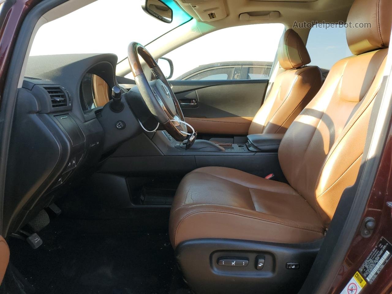 2015 Lexus Rx 350 Base Maroon vin: 2T2BK1BA0FC277529