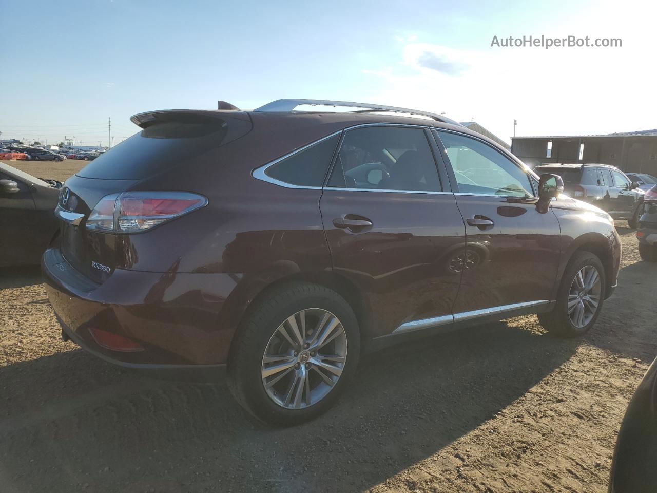 2015 Lexus Rx 350 Base Maroon vin: 2T2BK1BA0FC277529