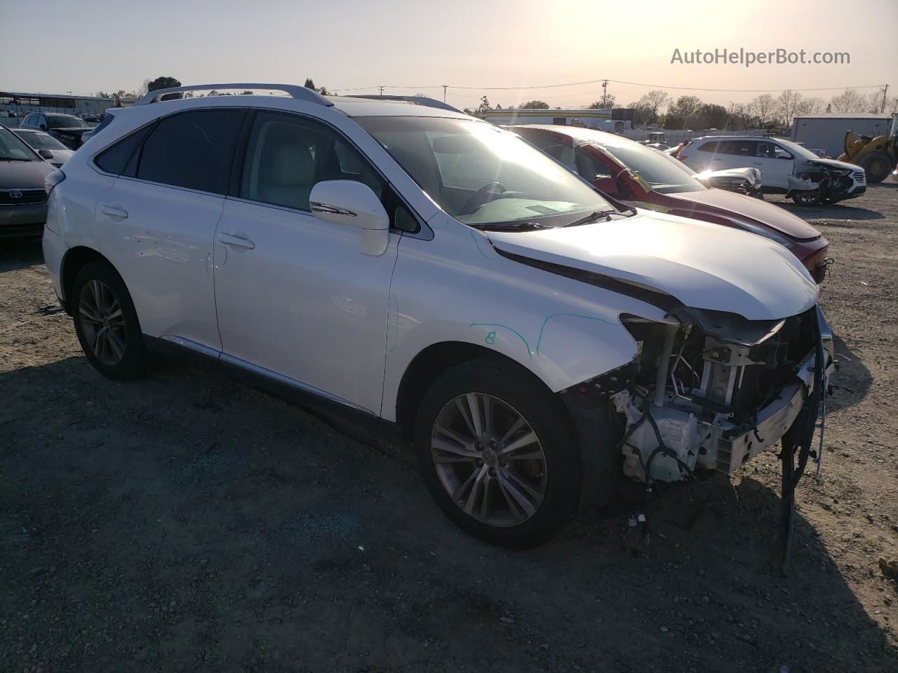 2015 Lexus Rx 350 Base Белый vin: 2T2BK1BA0FC284450