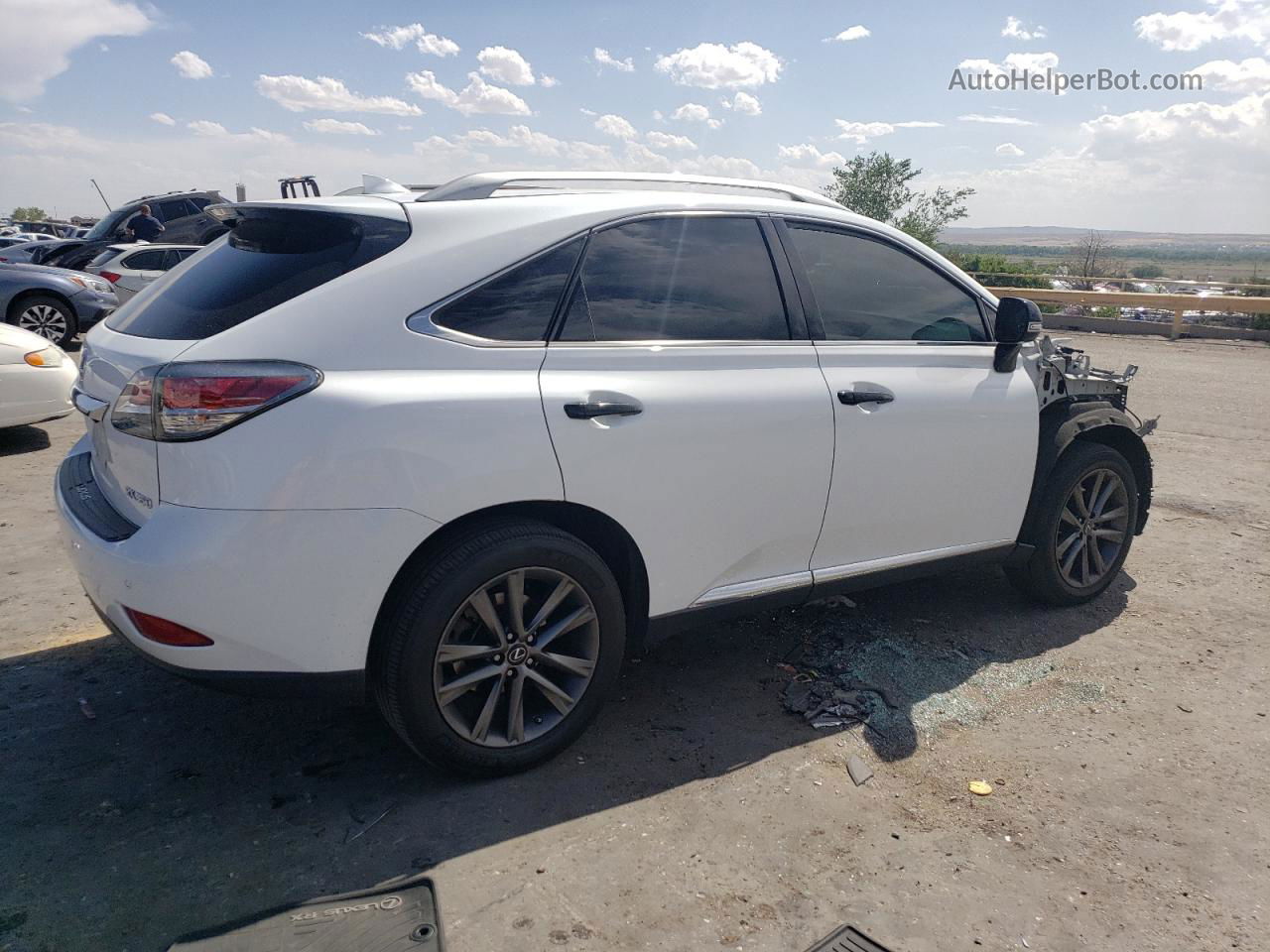 2015 Lexus Rx 350 Base Белый vin: 2T2BK1BA0FC287168