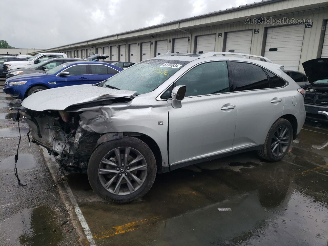 2015 Lexus Rx 350 Base Silver vin: 2T2BK1BA0FC303613