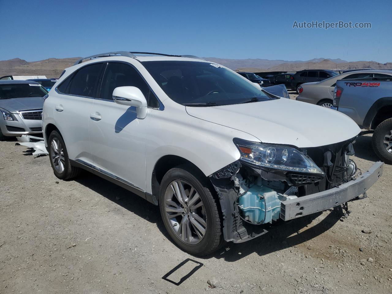 2015 Lexus Rx 350 Base Белый vin: 2T2BK1BA0FC307614