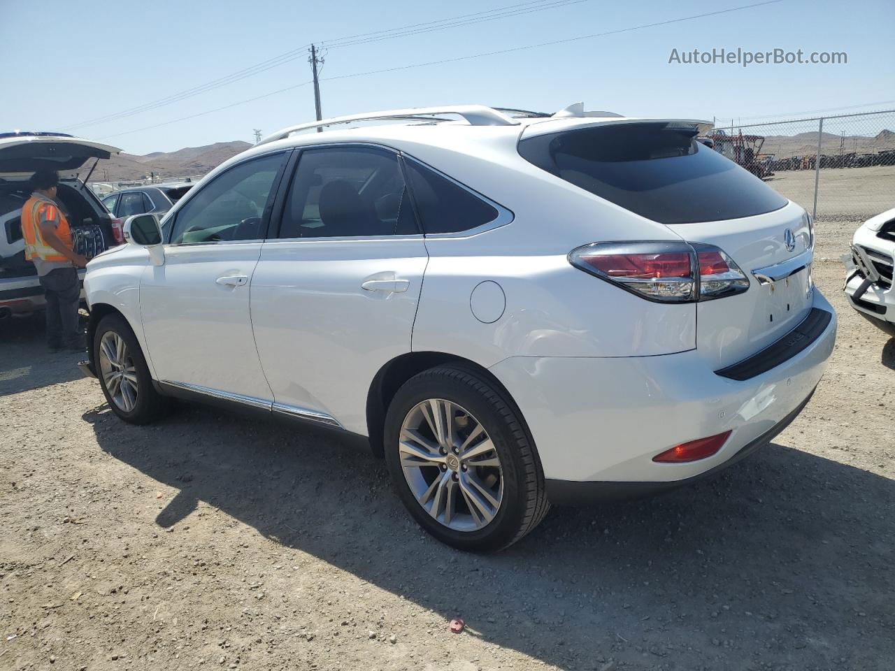 2015 Lexus Rx 350 Base Белый vin: 2T2BK1BA0FC307614